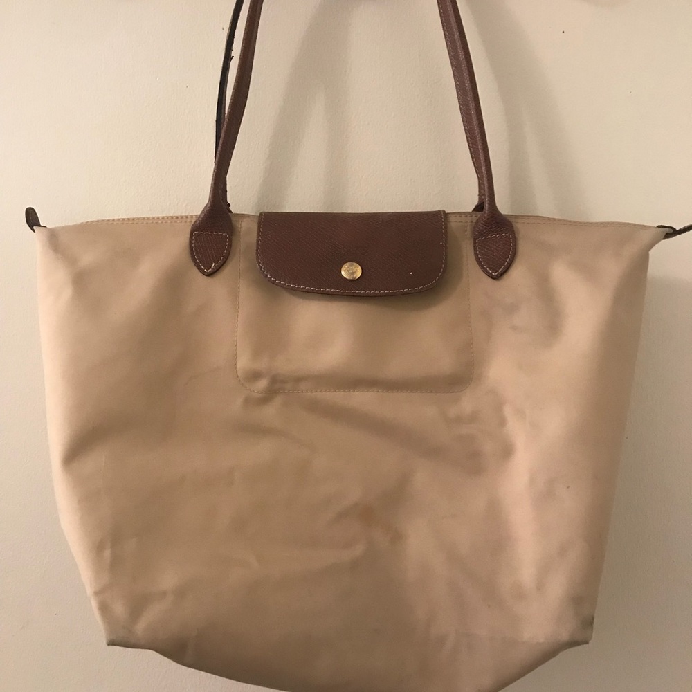 Longchamp Beige Large Le Pliage